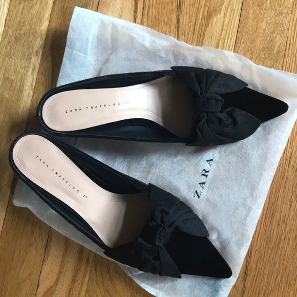 Zara Kitten Heel Mules - Picture 6 of 7